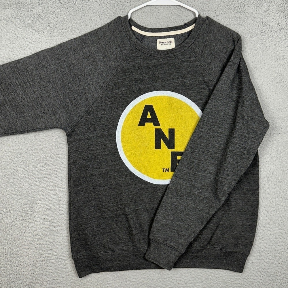 Iowa Hawkeyes ANF Homefield Sweatshirt Mens Large Dark Gray Pullover Long Sleeve